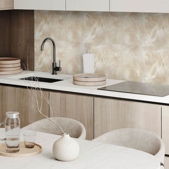 Комплект винилови плочки с печат Elegant Marble Structure 6x60x30 см