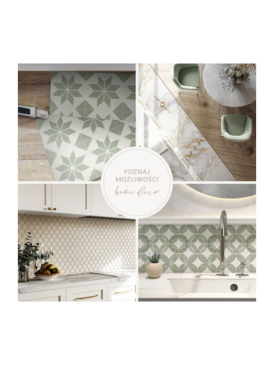 Συσκευασία Αυτοκόλλητων Πλακιδίων Pvc Σχέδιο Πλακιδίων Πέτρας 20x20x20 Εκ