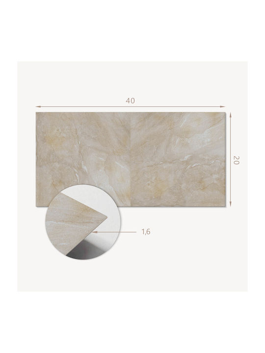 Set de Plăci De Perete Din Vinil Marmură Naturală Nuanțe 10x40x20 Cm