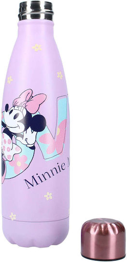 Vintage Lovers Rostfreier Stahl Kinder Trinkflasche Minnie Flieder 700ml
