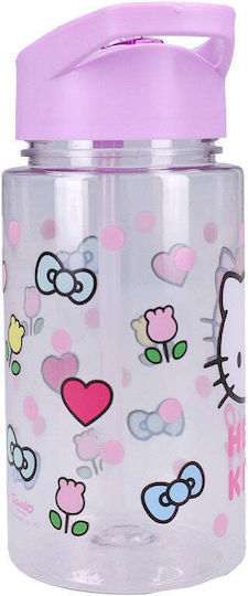 Vintage Lovers Kinder Trinkflasche Hello Kitty mit Stroh Rosa 450ml