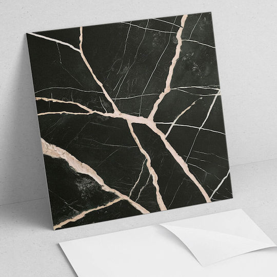 Plăci Decorative de Perete din Vinil Imprimare Design Elegant de Marmură 4x50x50 Bucăți