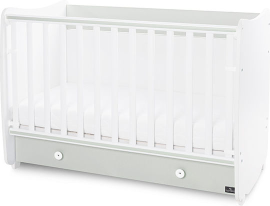 Lorreli Babybett Wiege Dream Weiß mit Matratze & Schublade