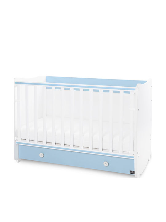 Lorreli Convertible Crib Dream White with Mattress & Drawer
