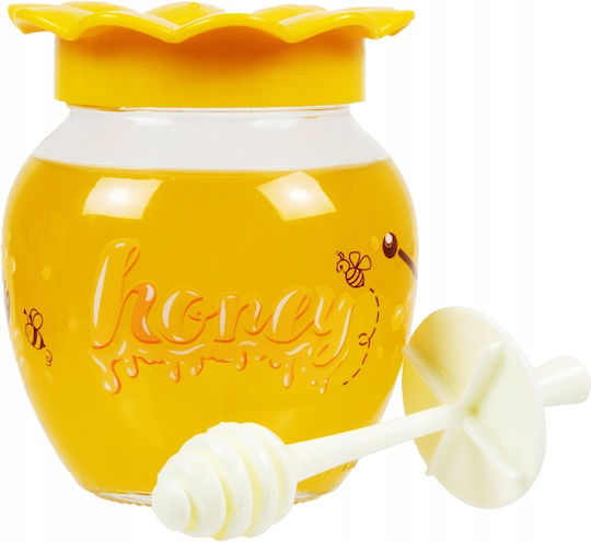 Bimberek General Use Glass Transparent Vase with Lid 380ml 1 Piece