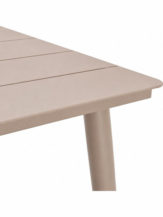Garten- und Terrassentisch Aluminium Compo Ecru 160x90x73cm