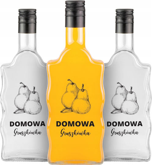 10x Μπουκάλια Fala 500ml Εκτύπωση Σπιτικα Λαχανικα Αχλαδιου