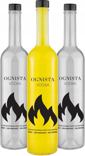 Futura 500ml Fire Vodka Bottle Vodka Bimber Glass Bottles Printing