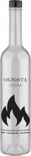 Futura 500ml Fire Vodka Bottle Vodka Bimber Glass Bottles Printing