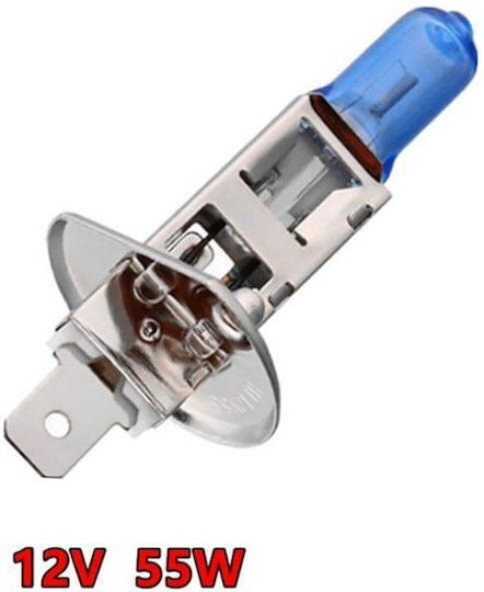 Hng Halogen Lamps Type Xenon 55W 12V H1 5500K 2pcs Super White