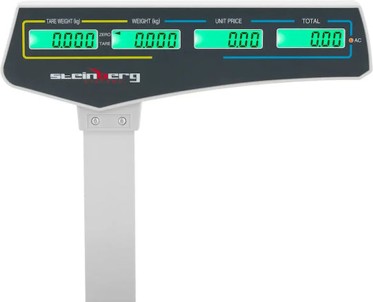 Steinberg Systems Elektronische Handelswaage mit 30kg Maximales Gewicht und 15gr Präzision der Messung