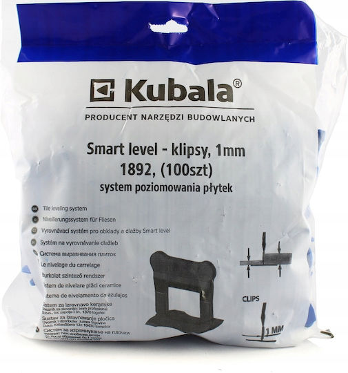 Kubala Fliesenabstandhalter Clips 1mm 100 Stück 1892