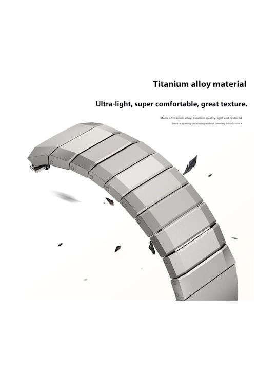 Huawei Watch Ultimate 2/Watch GT Runner 2/Watch GT 6 Pro 46mm Strap Titanium Alloy Titanium Grey