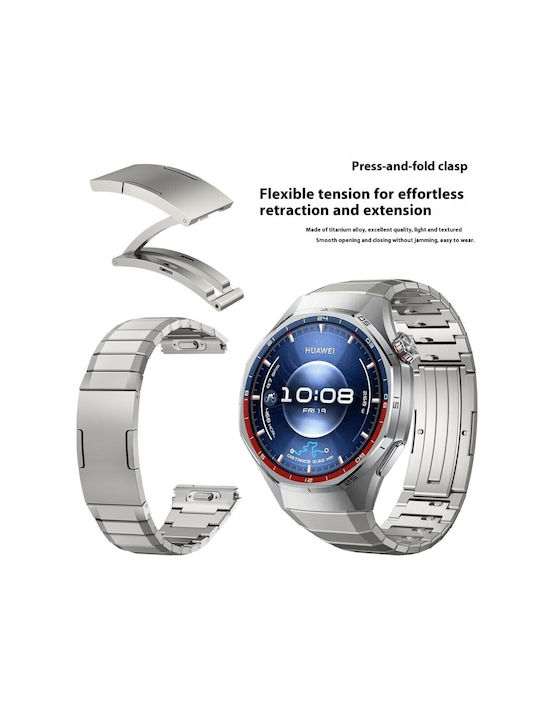 Huawei Watch Ultimate 2/Watch GT Runner 2/Watch GT 6 Pro 46mm Wearable Strap Titanium Alloy Black