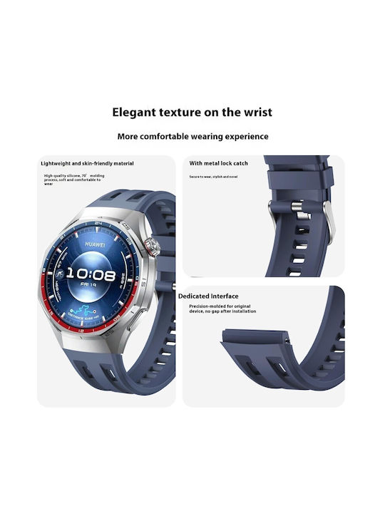 Huawei Watch Ultimate 2 Watch GT Runner 2 Watch GT 6 Pro 46mm Silicone Strap Purple