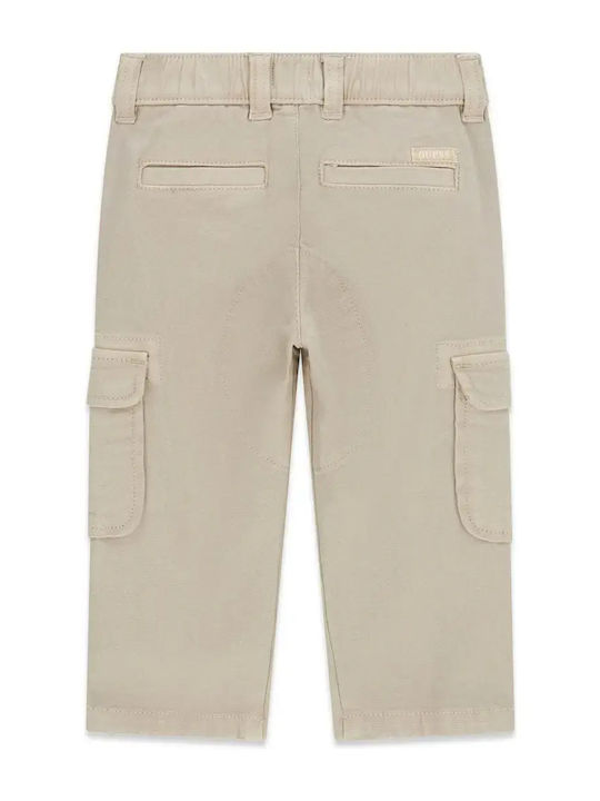 Kids Beige Sweatpants