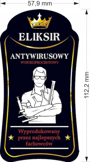 10x Ετικέτες Premium Antio Elixir Βότκα