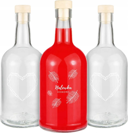 10x Flacoane Tadek 500ml Imprimare Vopsele Lichior Vin