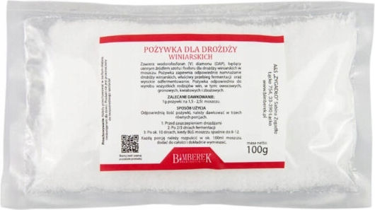Nutritional Value 100g Wine Yeast