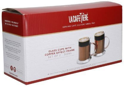 La Cafetière Κούπα Χάλκινη Καφέ 2τμχ
