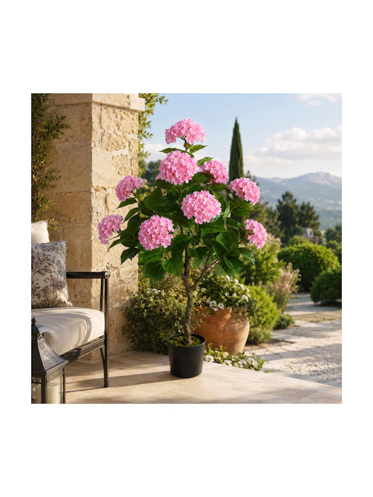 Hortensia Roz Artificială În Ghiveci 120cm 87221-1