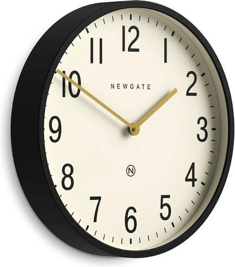 Newgate Universal Arabic Тих режим Античен Часовник за стена Металик Черен