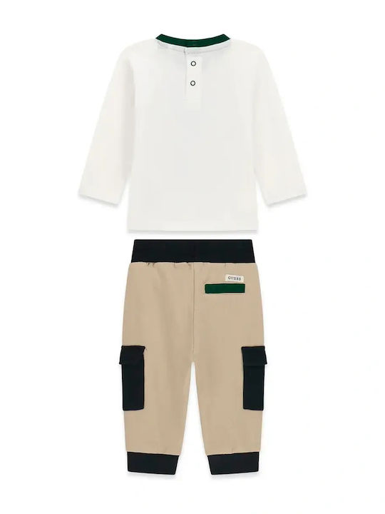 Kids Set with Pants Summer 2 Pieces Cream