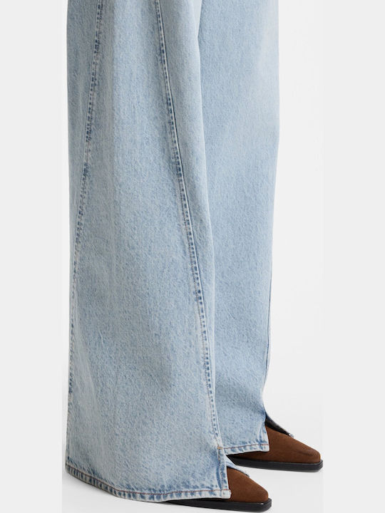 Women's Wide Leg Orange Jean Pants