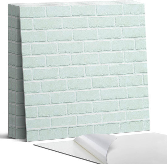 Easy Install Vinyl Tile Pack Wall Design Bricks 4x50x50 Cm