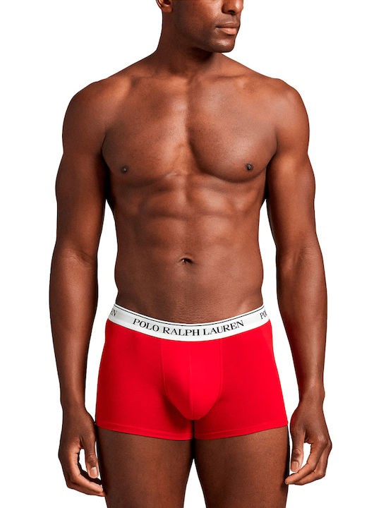 Ralph Lauren Men's Boxers Red Black Blue 3 Pack