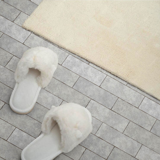 Vinyl Floor Tile Set 3D Brick Pattern 6x60x30 Cm