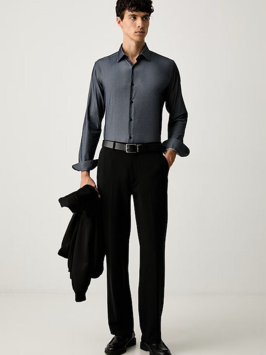 Boss Fit Πουκάμισο Μπλέ Σκούρο