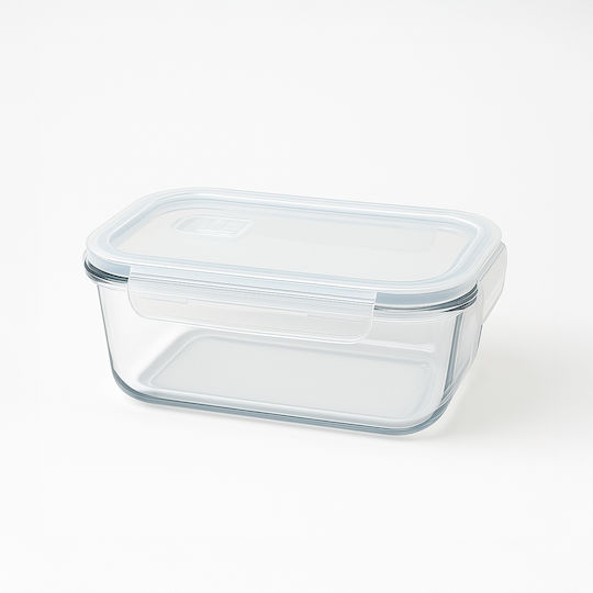 Bimberek Δοχείο Φαγητού Γυάλινο Λευκό 640ml
