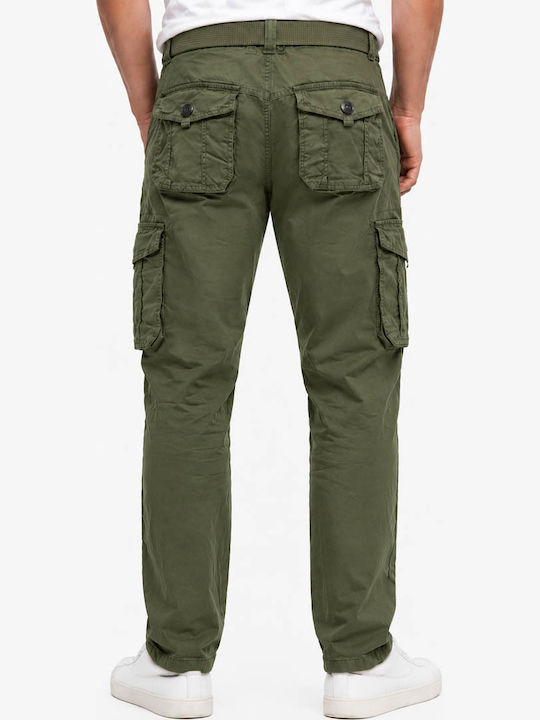 Cargo Trousers in Relaxed Fit Khaki