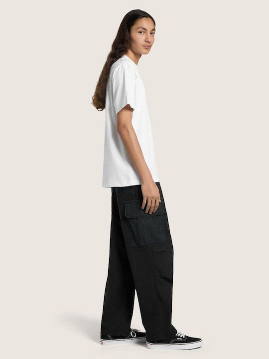 Cargo Trousers in Baggy Leg Style Black