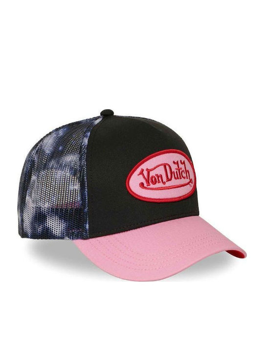 Von Dutch Trucker Cap Black Pink One Size Black Pink