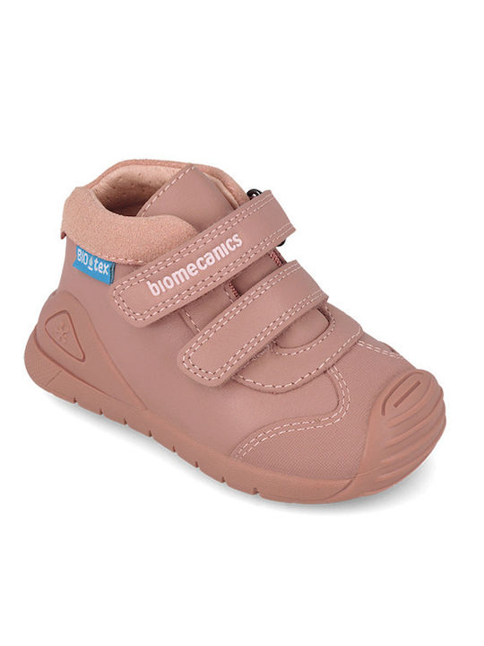 Anatomic Leather Kids Ankle Boots Pink
