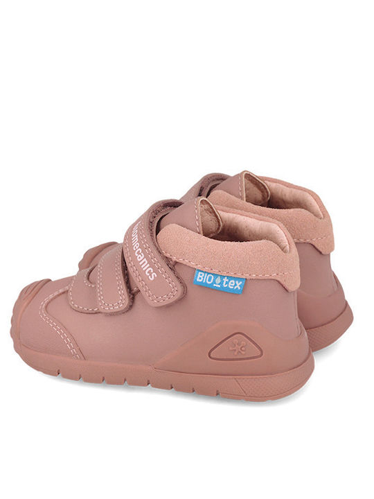 Anatomic Leather Kids Ankle Boots Pink