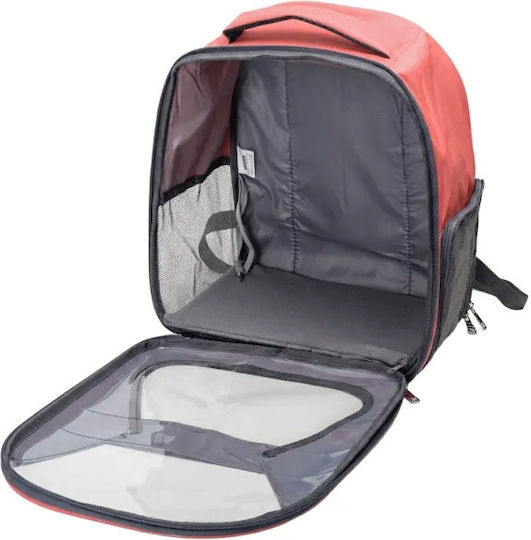 Nobleza Dog and Cat Carrying Backpack Red W33xD23xH38.5cm