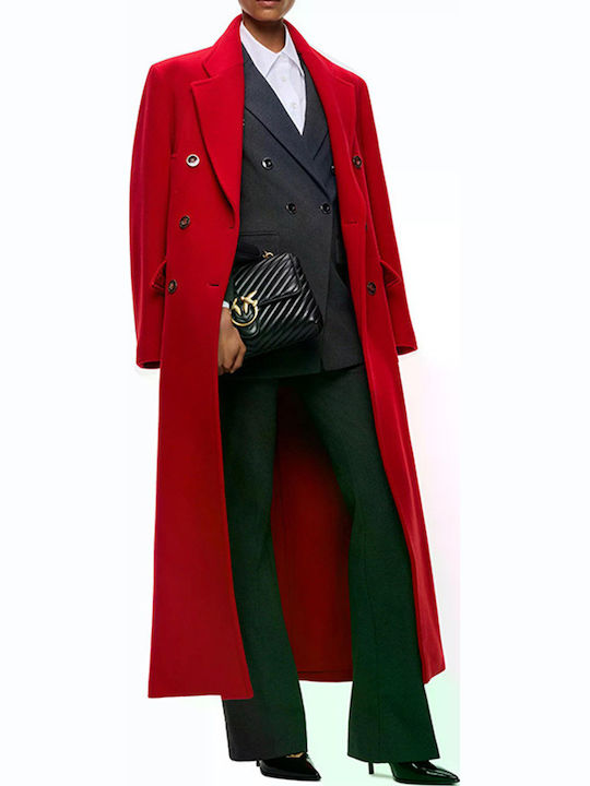 Damenmäntel Rotes Oversized