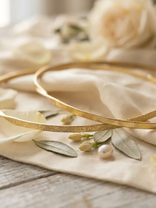 Versilberte Hochzeitskronen