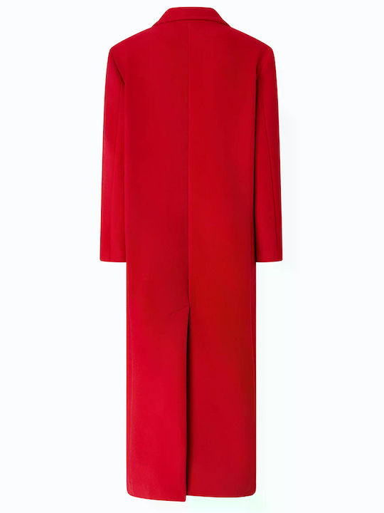 Damenmäntel Rotes Oversized