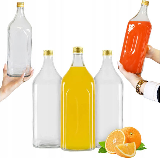 Glas Wein-/Getränkeflaschen Galon Daniel 1.75l Dama Wein Whisky Großer Becher