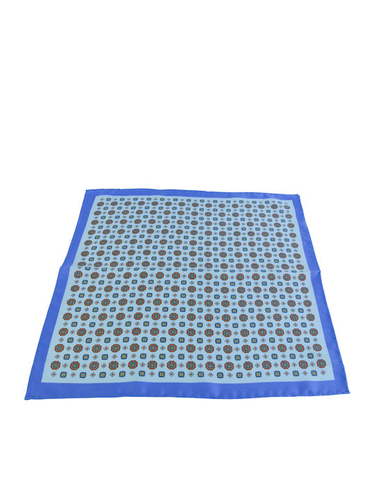 Men's Silky Light Blue Handkerchief