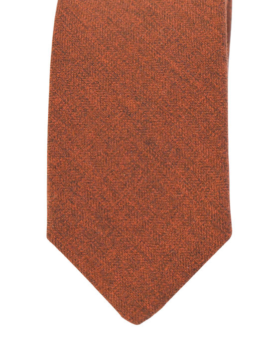 Men's Monochrome Tie in Orange Color