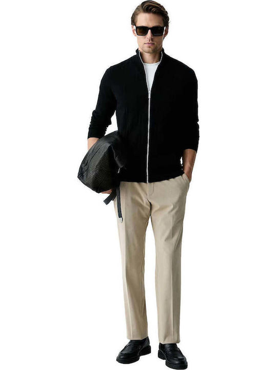 Men's Knitted Cardigan Black