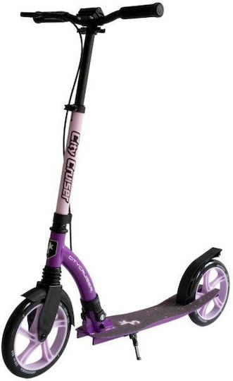 Athlopaidia Kids Foldable 2-Wheel Scooter Purple