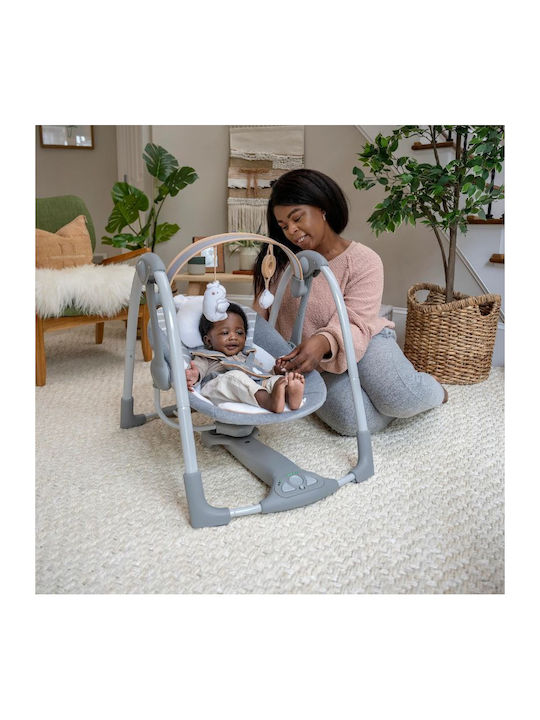 Ingenuity Electric Baby Bouncer Swing Swing 'n Go with Music for Child up to 2.7kg