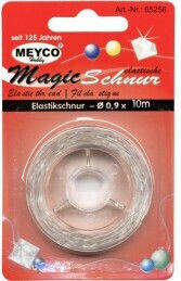 Șnur Pentru Confecționarea Bijuteriilor Plastic Elastic Alb 0,90mm X 10m