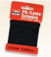Craft Lace Black 2mm X 3.5m